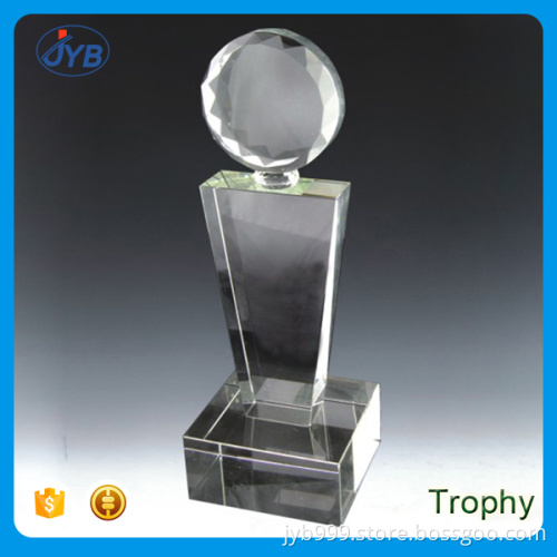 custom shape crystal trophies hot sale cricket trophy with cheap price